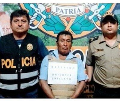 Fidencio Tiquillahuanca Cristanto à son arrestation