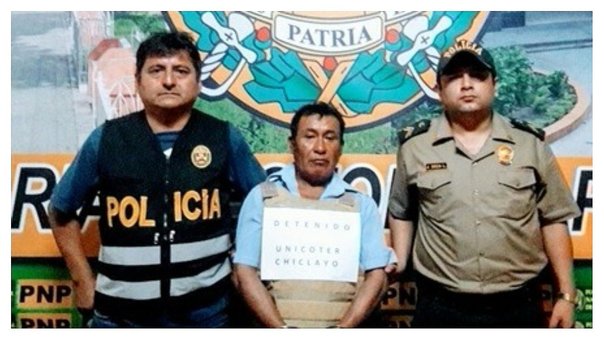 Fidencio Tiquillahuanca Cristanto à son arrestation