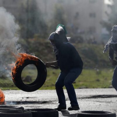 Manifestants hier à Gaza