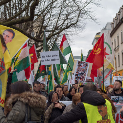 Manifestation pour Afrin à Bâle