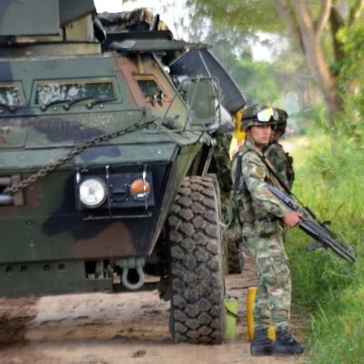 Militaires colombiens en déploiement de contre-guérilla (archive)