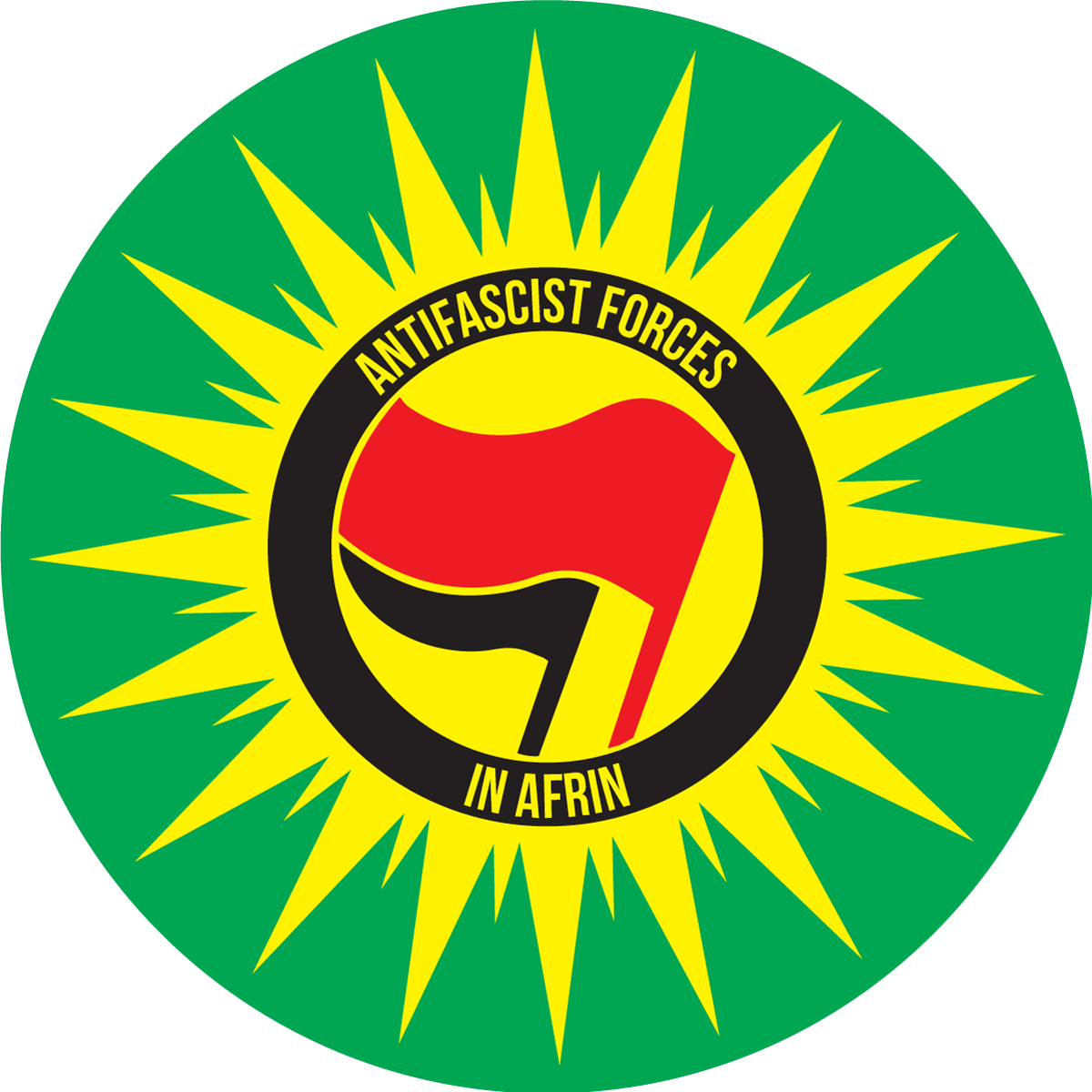 Logo de l'Antifascist Forces in Afrin - AFFA Logo de l'Antifascist Forces in Afrin - AFFA
