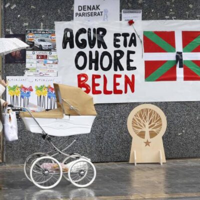 Affichage en hommage de Belen Gonzalez Penalba