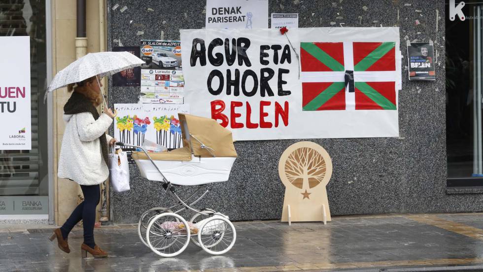 Affichage en hommage de Belen Gonzalez Penalba