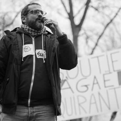 Gaël Quirante, responsable de Sud PTT 92