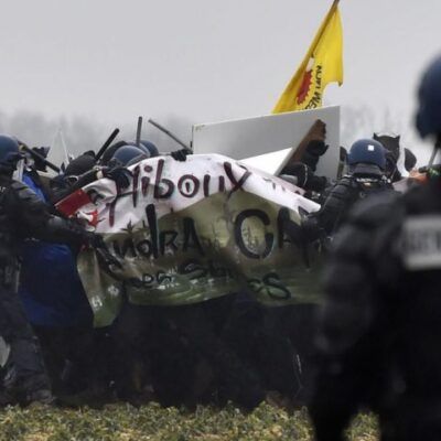 Heurt à Bure le 4 mars