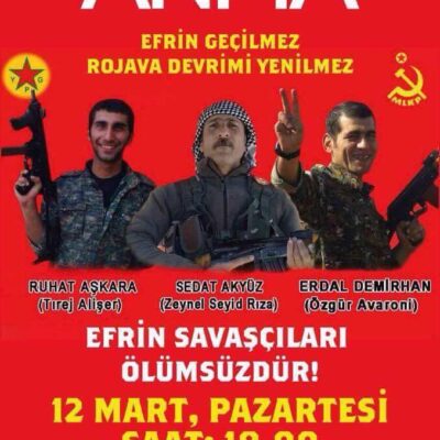 Hommage lundi 12 mars à Paris pour les combattants du MLKP.