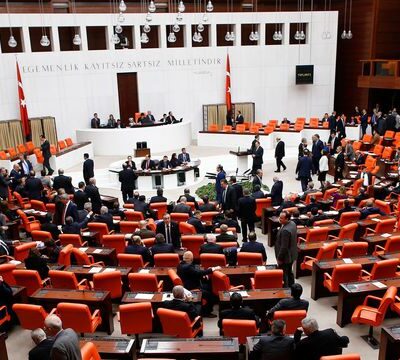 Le parlement turc à Ankara