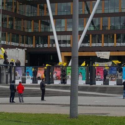 L'occupation de l'Agora à Strasbourg (Archive)