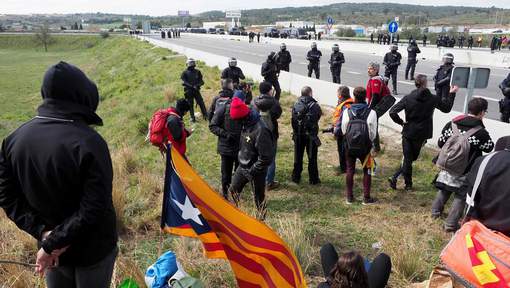 Un des blocages de la Semaine sainte