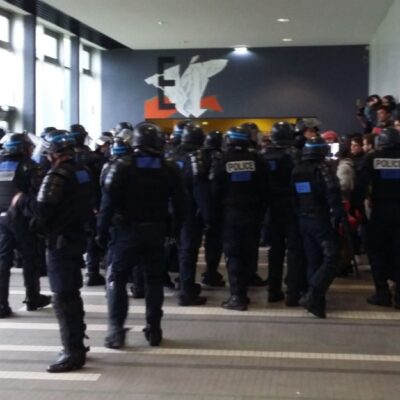 L'intervention des CRS à Nanterre