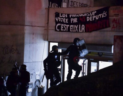 L'intervention policière à Tolbiac