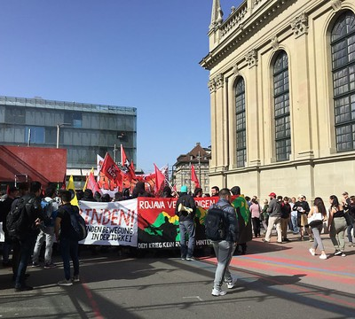 Le début de la manifestation