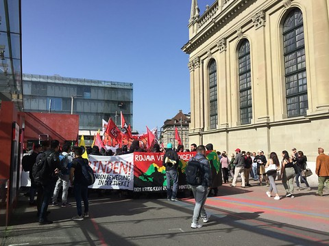 Le début de la manifestation