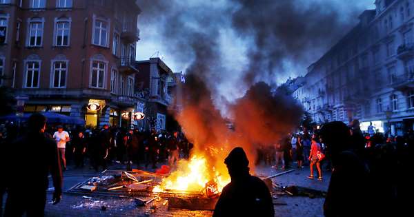 Les affrontrements du G20