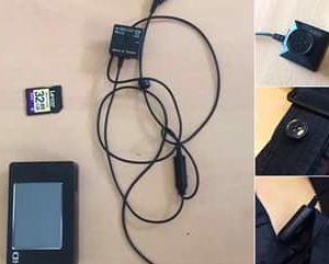 Le matériel confisqué au policier