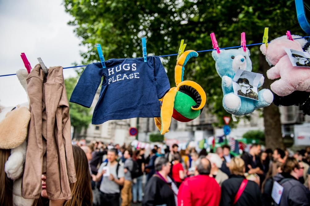 Place Poelaert cet après-midi
