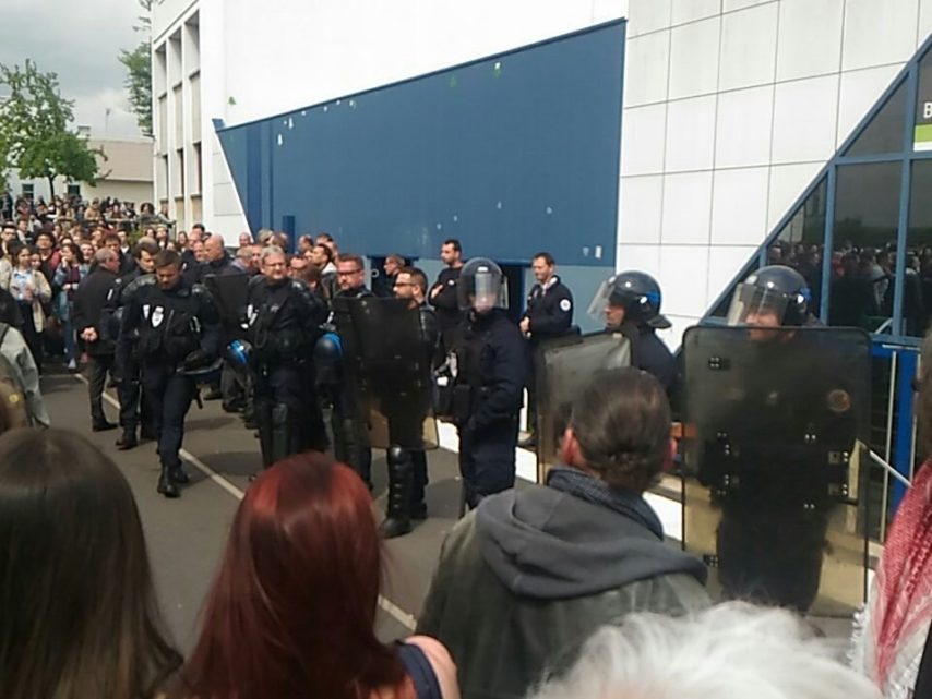 L'intervention policière jeudi à Nancy