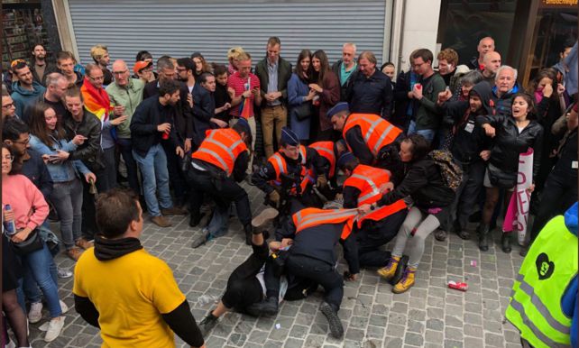 Arrestation cet après-midi à la gay pride