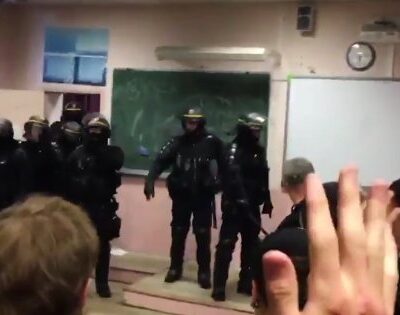 L'intervention policière au Lycée d'Arago