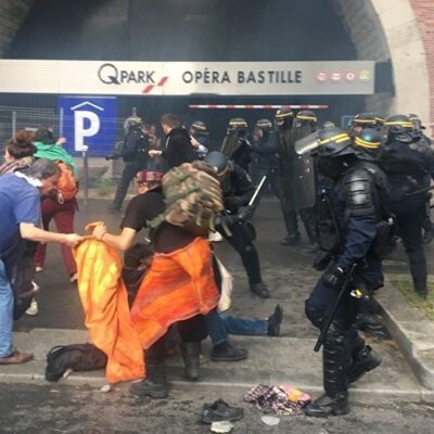 Les incidents mardi à Paris