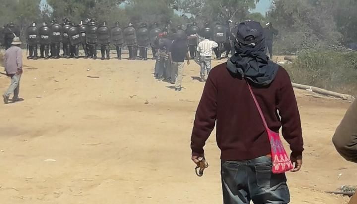 Face à face entre manifestants wichis et forces de sécurité