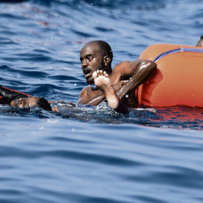 Migrant naufragé en Méditerranée