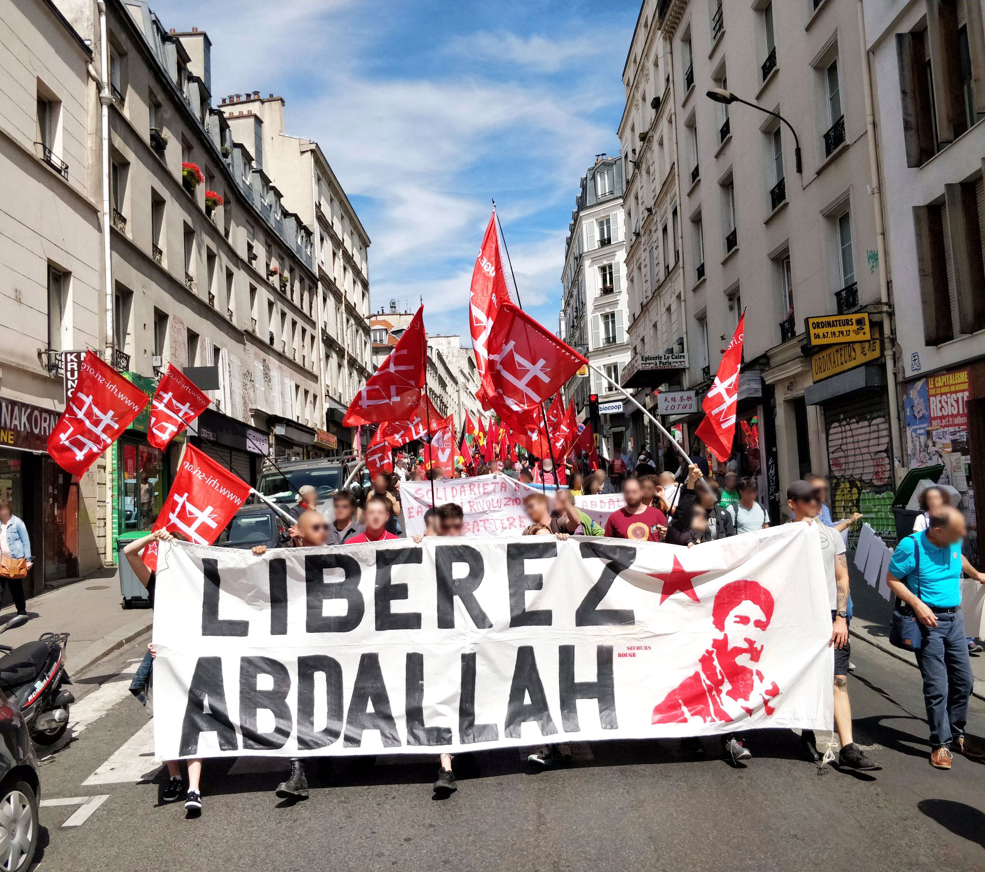 Des centaines de manifestants pour Georges Abdallah