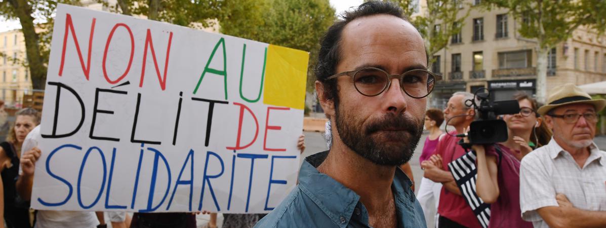 Cédric Herrou à son procès