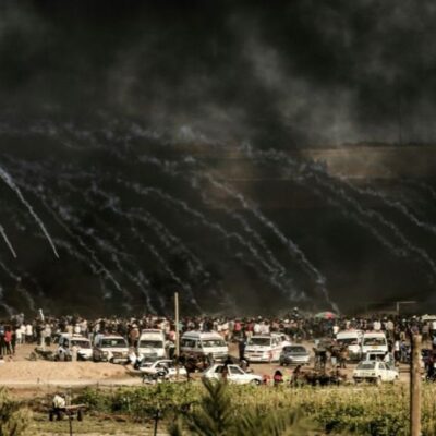 A la frontière de Gaza vendredi