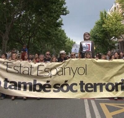 Manifestation en soutien à Adri, membre des CDR