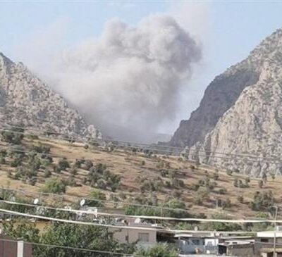 Bombardement turc à Qandil