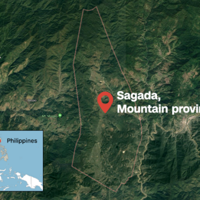 La région de Sagada, dans la province de Mountain, île de Luzon