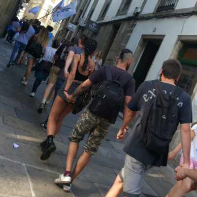 Chaine humaine pour le rapatriement des prisonniers indépendantistes galiciens