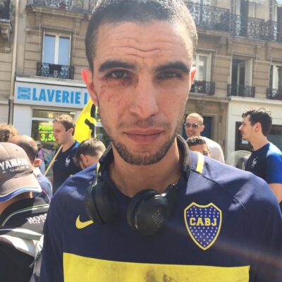 Nordine postier en grève tabassé par les CRS