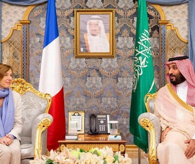 La ministre française et le prince héritier