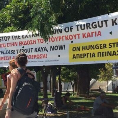 Solidarité avec Turgut Kaya à Athènes !