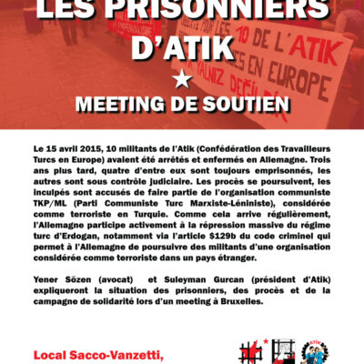 Meeting de soutien aux prisonniers d’Atik