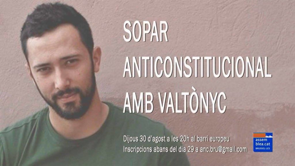 Souper anticonstitutionnel avec Valtonyc