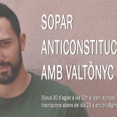 Souper anticonstitutionnel avec Valtonyc