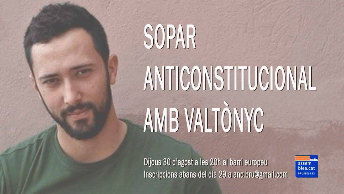 Souper anticonstitutionnel avec Valtonyc