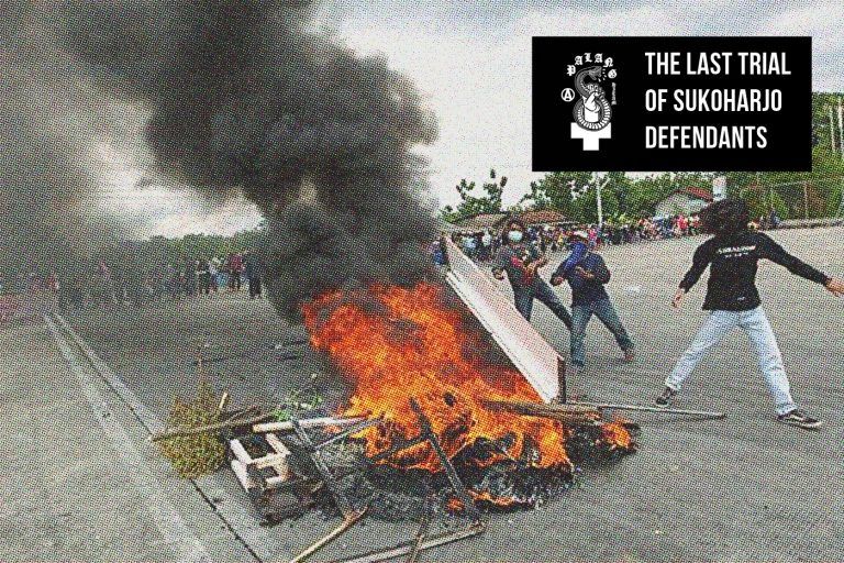 Procès final des 7 inculpés de Sukoharjo