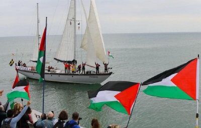 Le Freedom à son départ pour Gaza