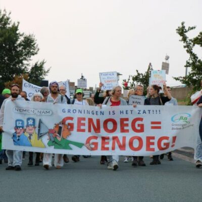 La manifestation à Groningen