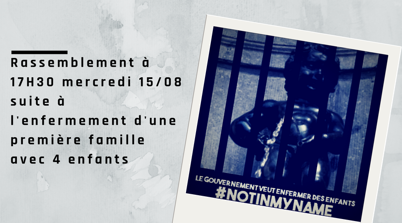 Rassemblement ce 15 août 17h30, au Manneken Pis