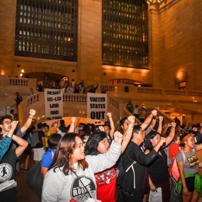 Manifestation à New-York contre Duterte et Trump