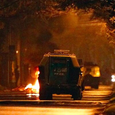 Les affrontements de Santiago