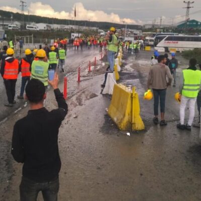 Grève sur le chantier du nouvel aéroport d'Istanbul