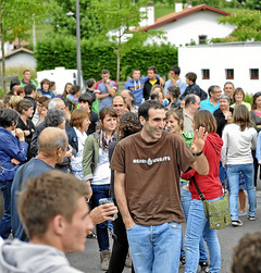 Peio Irigoien à sa libération