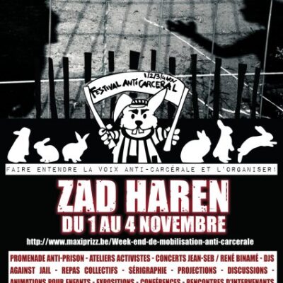 affiche du festival anti-carcéral